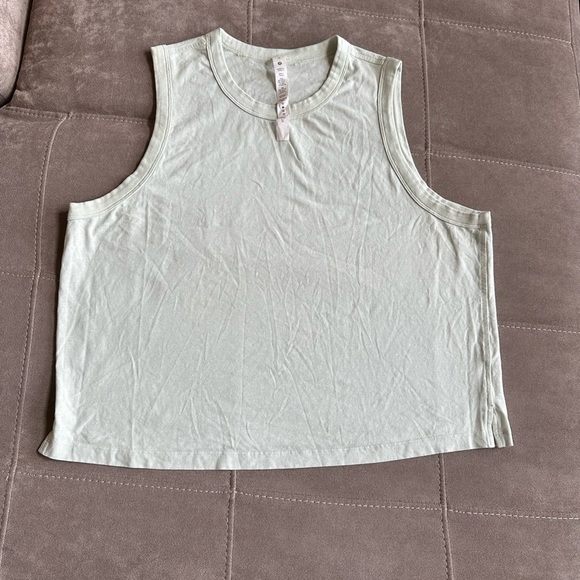 Lululemon Athletica Green Muscle Tee Relaxed Fit - Picture 3 of 7